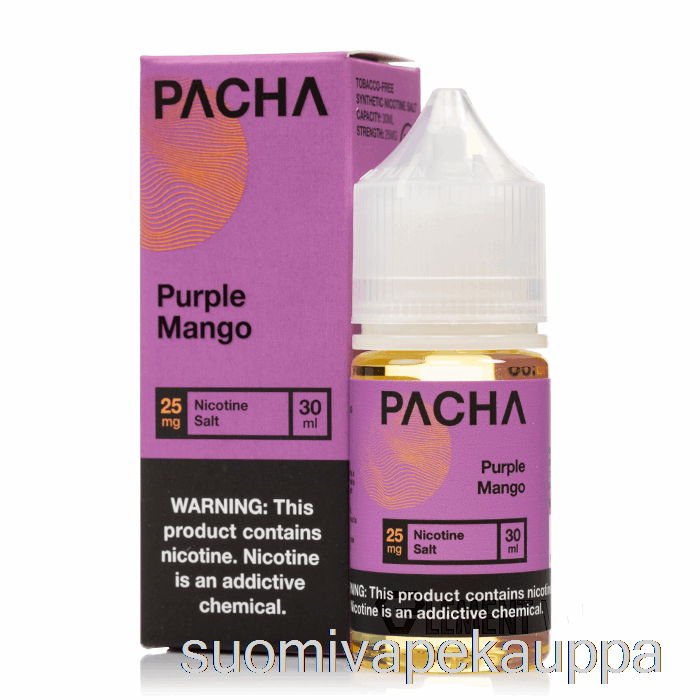 Vape Netistä Purppura Mango - Pacha Suolat - 30ml 25mg